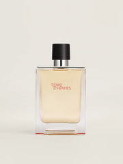 Terre d’Hermès Eau de Toilette 100 ml — oryginalny flakon na jasnym tle.