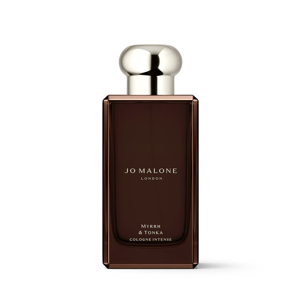Jo Malone Myrrh & Tonka Cologne Intense 100 ml – oryginalny flakon na jasnym tle
