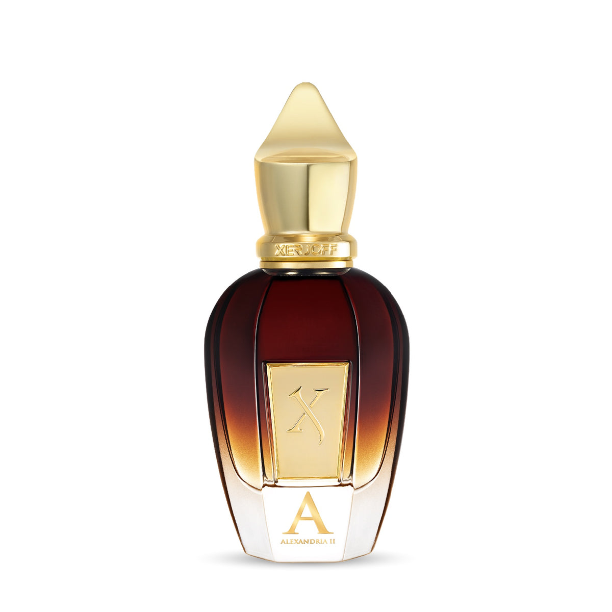 Xerjoff Alexandria II Parfum 100 ml — oryginalny flakon na białym tle.