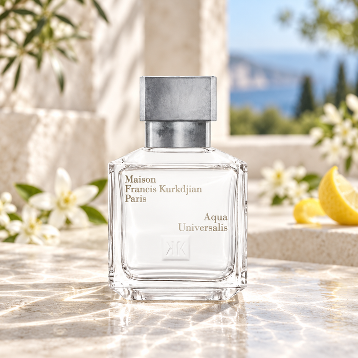 Maison Francis Kurkdjian Aqua Universalis Eau de Toilette 70 ml w jasnej, cytrusowej aranżacji