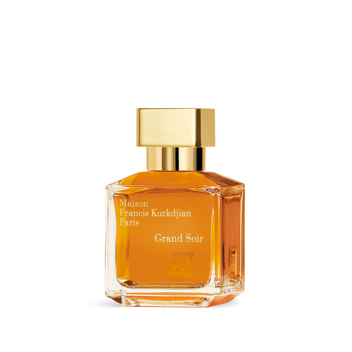 Oryginalny flakon Maison Francis Kurkdjian Grand Soir Eau de Parfum 70 ml na jasnym tle